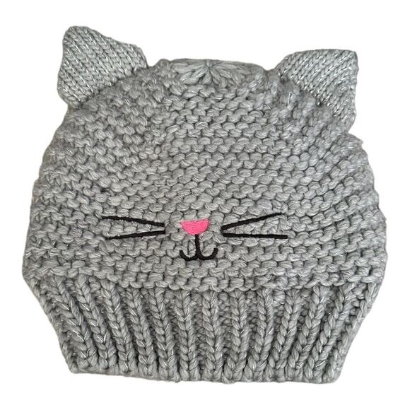 GAP Kids | Gray | KITTY KNITTED HAT - Picture 2 of 8